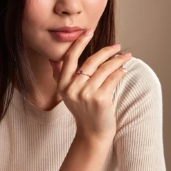 Histoire d'Or Bague Tender Love Or Jaune Améthyste Outlet