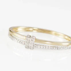 Histoire d'Or Bague Tharia Or Jaune Diamant