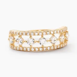 Histoire d'Or Bague The Crown Or Jaune Oxyde De Zirconium Hot