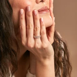 Histoire d'Or Bague The Crown Or Jaune Oxyde De Zirconium Hot