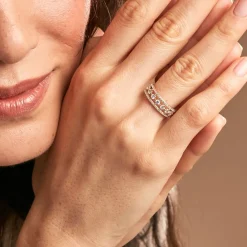 Histoire d'Or Bague The Crown Or Jaune Oxyde De Zirconium Hot