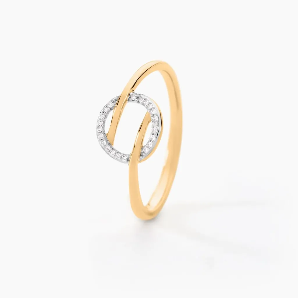 Histoire d'Or Bague Thealane Or Jaune Diamant