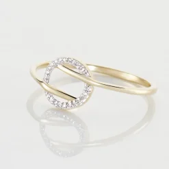 Histoire d'Or Bague Thealane Or Jaune Diamant