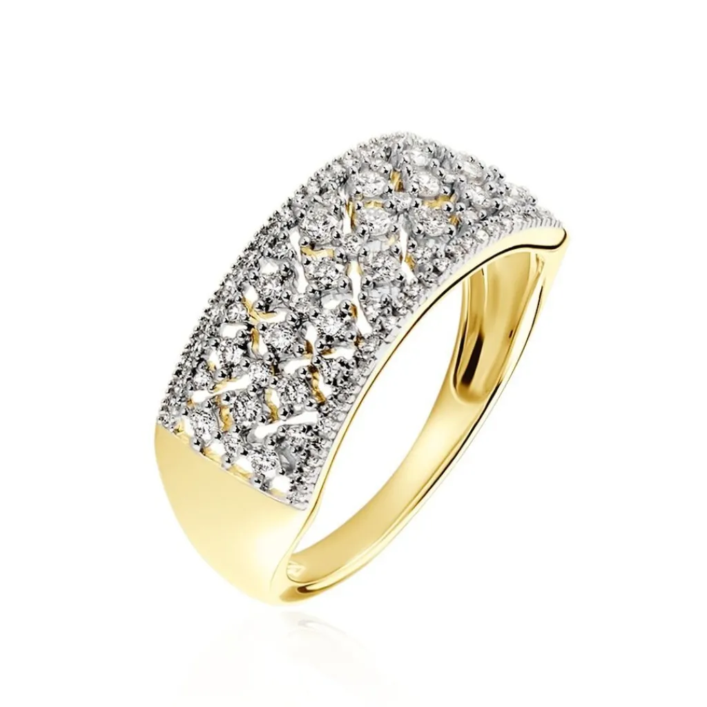 Histoire d'Or Bague Theolinne Or Jaune Diamant Sale