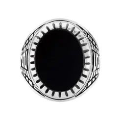Histoire d'Or Bague Thimeo Argent Blanc Onyx argent blanc onyx noir Discount