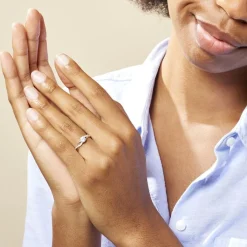 Histoire d'Or Bague Tilla Or Jaune Oxyde De Zirconium Hot