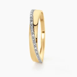 Histoire d'Or Bague Timira or jaune diamant New