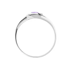 Histoire d'Or Bague Tiphaine Or Blanc Amethyste Discount