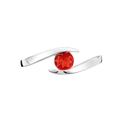 Histoire d'Or Bague Tiphaine Or Blanc Rubis Best