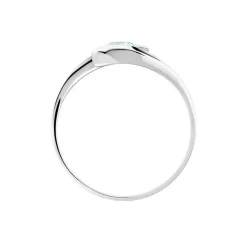 Histoire d'Or Bague Tiphaine Or Blanc Topaze Discount