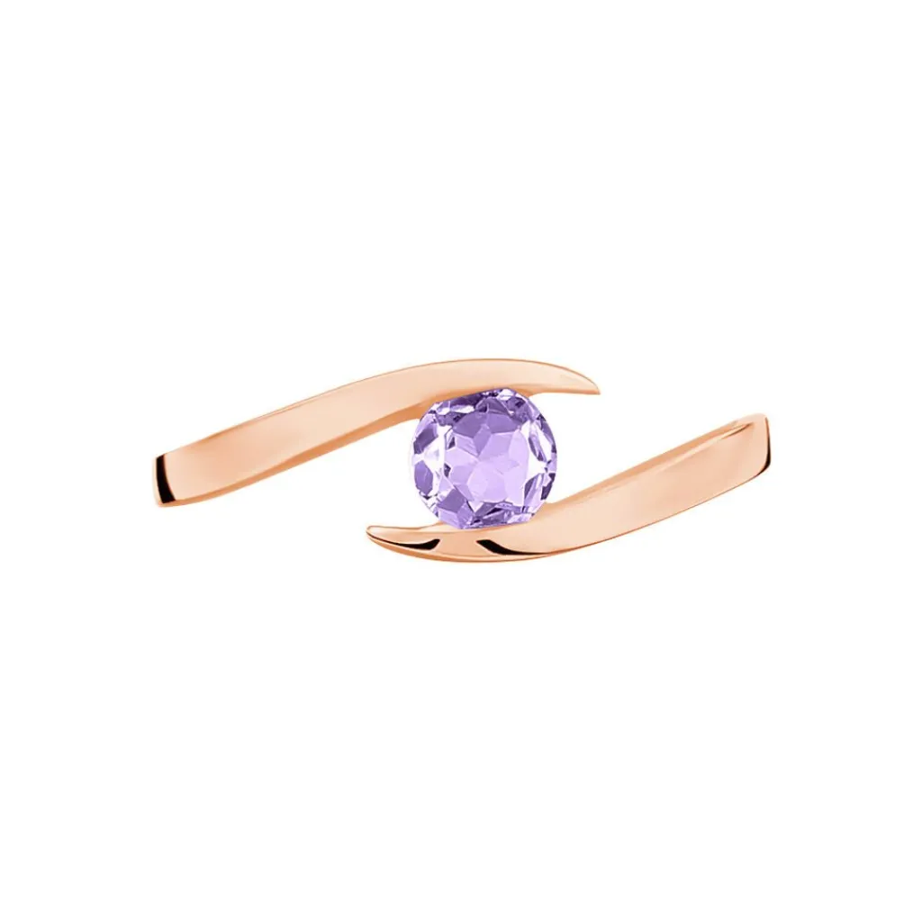 Histoire d'Or Bague Tiphaine Or Rose Amethyste Online