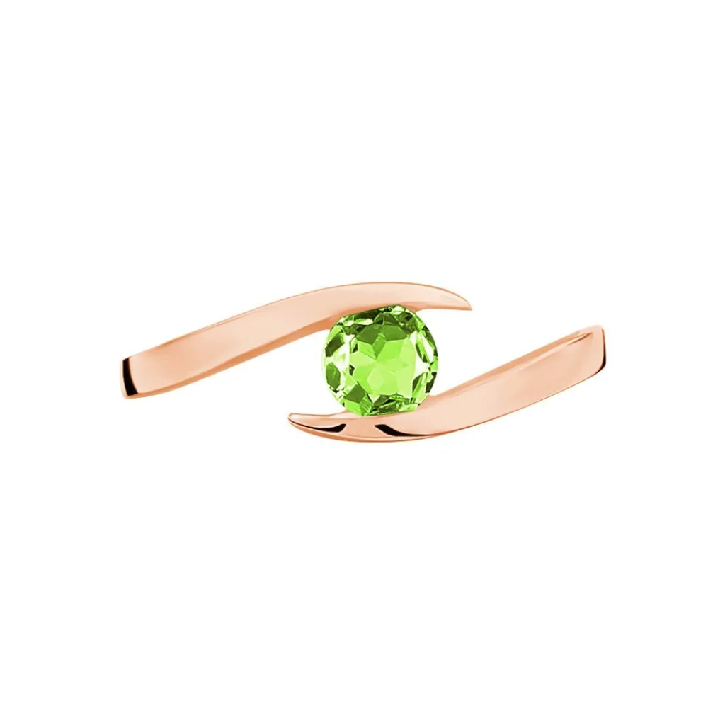 Histoire d'Or Bague Tiphaine Or Rose Péridot Clearance