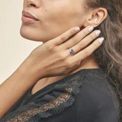 Histoire d'Or Bague Toi Et Moi Or Blanc Saphir Et Diamant Hot