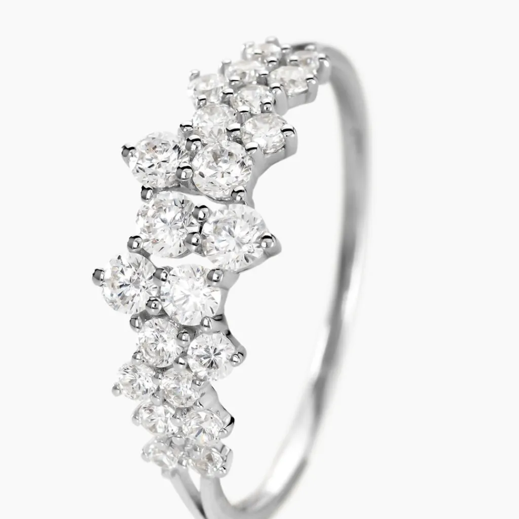 Histoire d'Or Bague Tokyo Or Blanc Oxyde De Zirconium Discount