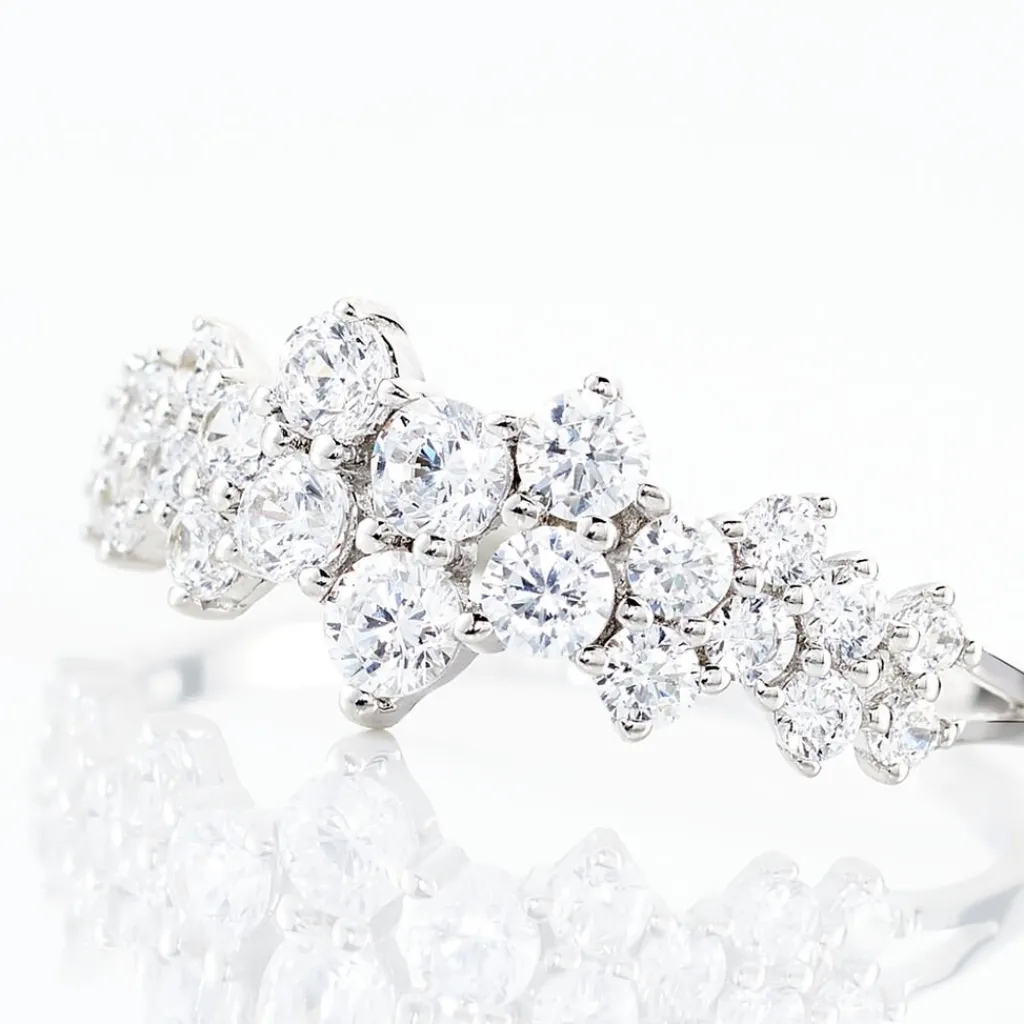 Histoire d'Or Bague Tokyo Or Blanc Oxyde De Zirconium Discount