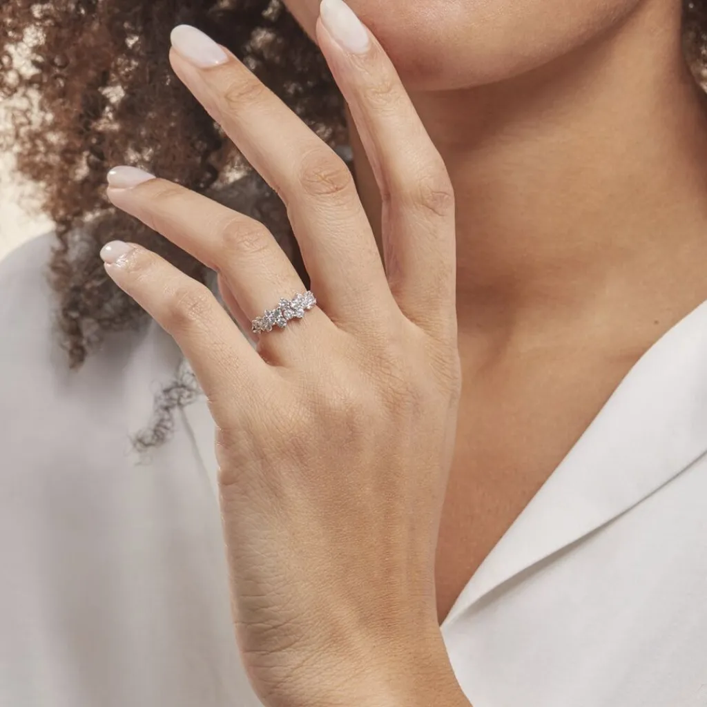Histoire d'Or Bague Tokyo Or Blanc Oxyde De Zirconium Discount