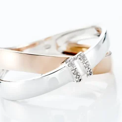 Histoire d'Or Bague Tonnia Or Bicolore Diamant Outlet