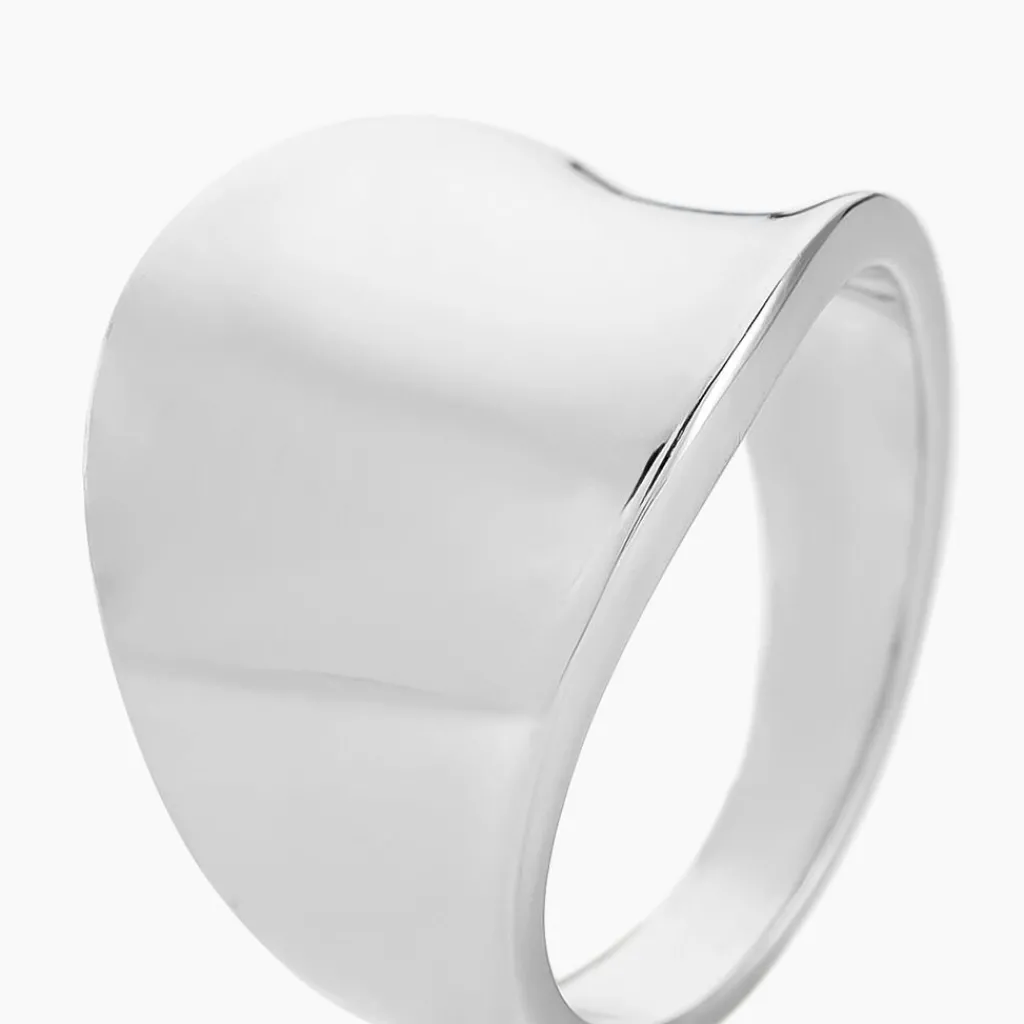 Histoire d'Or Bague Two Argent Blanc Hot