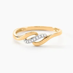 Histoire d'Or Bague Tylane or jaune diamant New