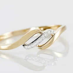 Histoire d'Or Bague Tylane or jaune diamant New