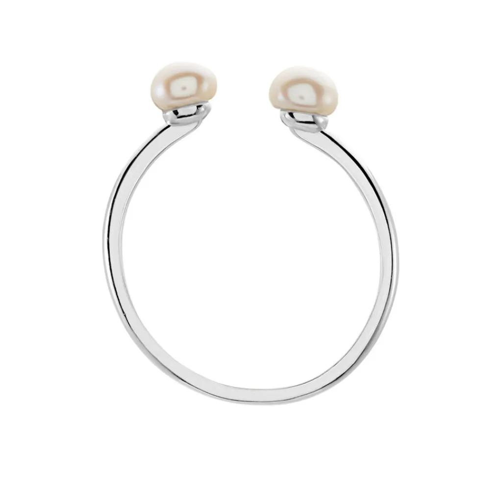 Histoire d'Or Bague Ull Argent Blanc Perle De Culture Sale