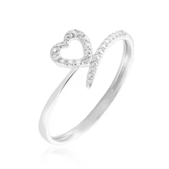 Histoire d'Or Bague Urias Or Blanc Diamant Outlet