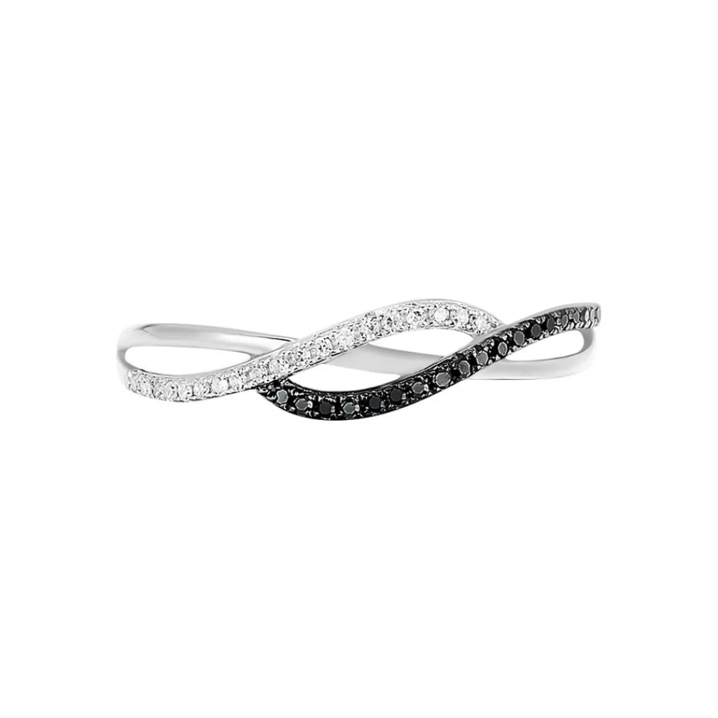 Histoire d'Or Bague Ursulla Or Blanc Diamant Hot