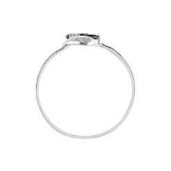 Histoire d'Or Bague Valy Or Blanc Saphir Hot