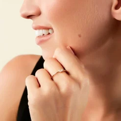 Histoire d'Or Bague Velvela Or Jaune Diamant Synthétique New