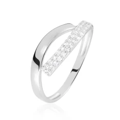 Histoire d'Or Bague Vero De Zirconium or blanc oxyde Clearance