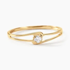 Histoire d'Or Bague Veroucha De Zirconium or jaune oxyde Online