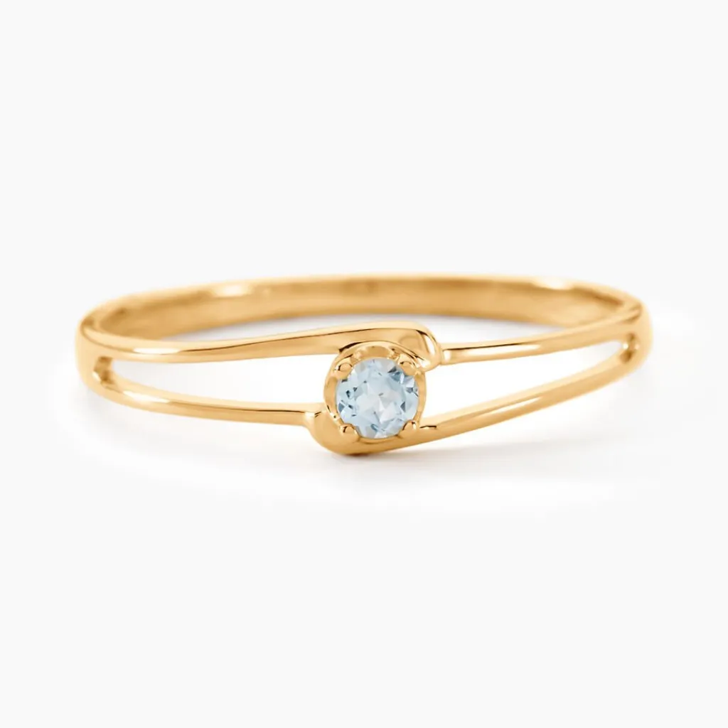 Histoire d'Or Bague Veroucha Or Jaune Topaze or jaune topaze bleue Outlet