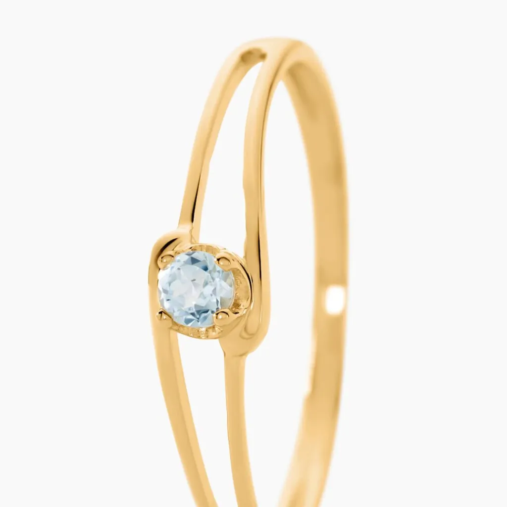 Histoire d'Or Bague Veroucha Or Jaune Topaze or jaune topaze bleue Outlet