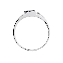 Histoire d'Or Bague Viyan Or Blanc Saphir Et Diamant Discount