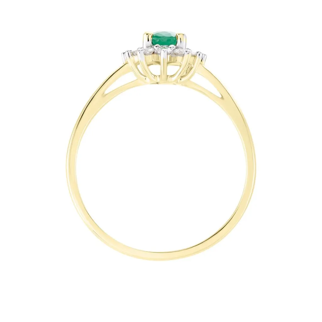 Histoire d'Or Bague Vladimir Or Jaune Emeraude Diamants or jaune emeraude Hot