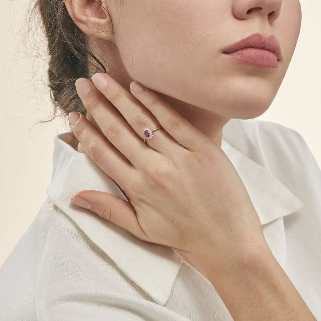 Histoire d'Or Bague Vladimir Diamants or jaune rubis Online