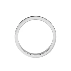 Histoire d'Or Bague Wallace Acier Blanc Discount
