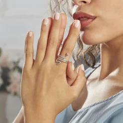 Histoire d'Or Bague Wesley Argent Blanc Oxydes De Zirconium Outlet