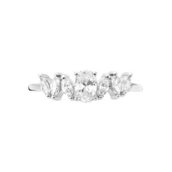 Histoire d'Or Bague Winter Sweetness Argent Blanc Oxyde De Zirconium Sale