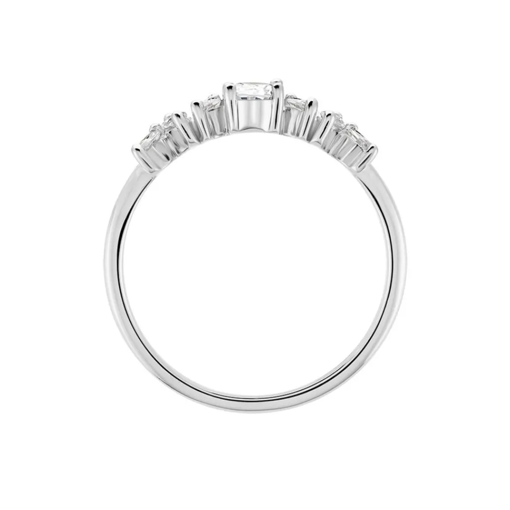 Histoire d'Or Bague Winter Sweetness Argent Blanc Oxyde De Zirconium Sale