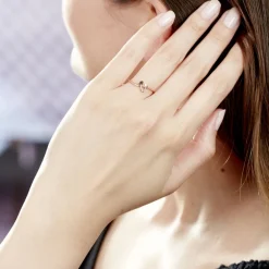 Histoire d'Or Bague Zenia Argent Rose Clearance