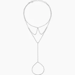 Histoire d'Or Bijou De Main Irina argent blanc Outlet