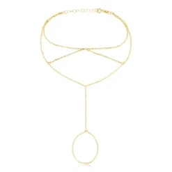 Histoire d'Or Bijou De Main Irina argent jaune Clearance