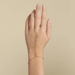 Histoire d'Or Bijou De Main Jaipur Acier Jaune Sale