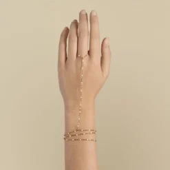 Histoire d'Or Bijou De Main Persia Acier Jaune