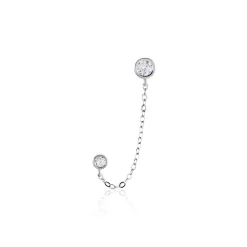Histoire d'Or Bijou D'oreille Argent Blanc Cheyanne Oxydes De Zirconium Hot