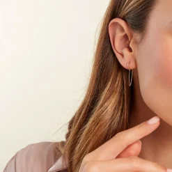 Histoire d'Or Bijou D'oreille Philomela Or Jaune Diamant