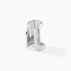 Histoire d'Or Bijou D'oreille Two Argent Blanc