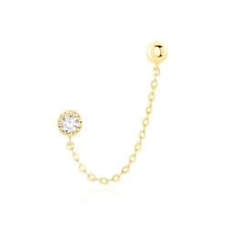 Histoire d'Or Bijou D'oreille Unitaire Camila Or Jaune Oxyde De Zirconium Best