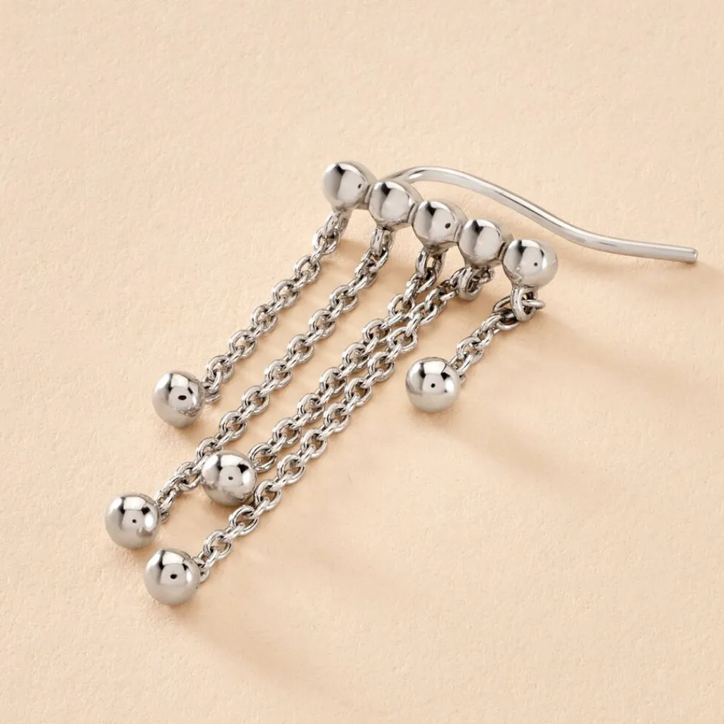 Histoire d'Or Bijou D'oreille Unitaire Fancy Argent Blanc Discount